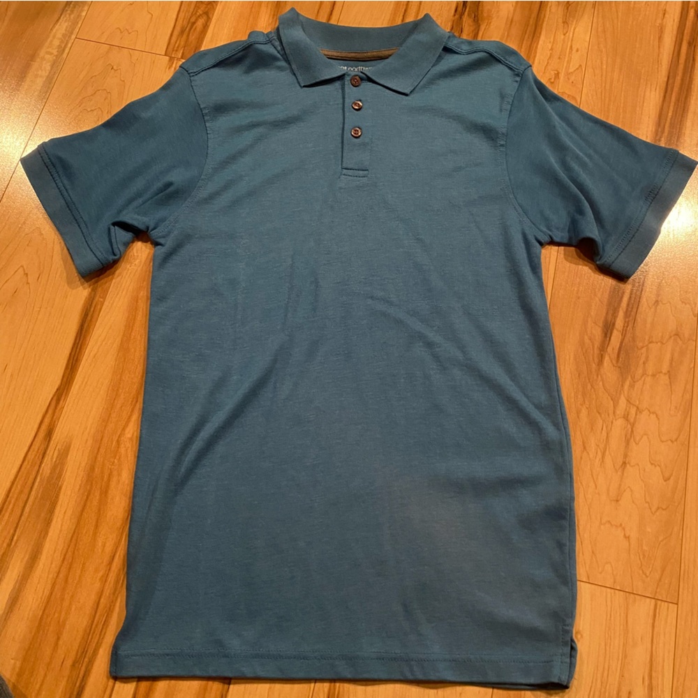 Great Northwest Clothing Co. Men's Blue Polo Shirt—S